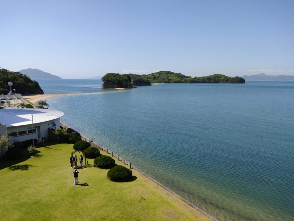 小豆島国際ホテルの部屋からの眺望